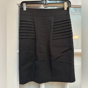 Vintage Betsey Johnson Evening Y2K Black Stretch Contour Pencil Skirt Size 4